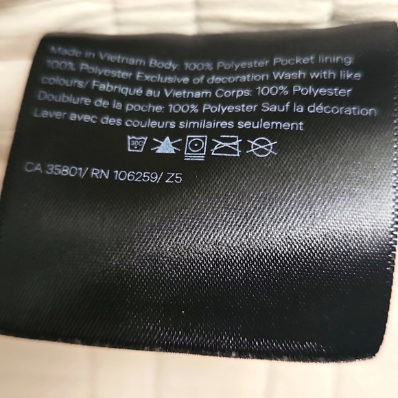 Lululemon Serene Travels Wrap Size 4 Light Ivory Oversized  LTIV 00892 - Picture 9 of 12